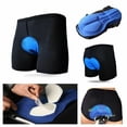 thumbnail image 3 of Soft 3D Padded With Sponge Cycling Shorts Bicycle Pants Bike Underwear Sport Training Clothes ORANGE-L, 3 of 8