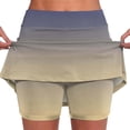 thumbnail image 2 of FUZHIQ Women Tennis Skirts with Pockets Activewear Skorts Elastic Waist Knee Length Skorts for Women Relaxed Fit,L, 2 of 6