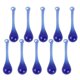 thumbnail image 2 of Teardrop Ornaments Drop Pendant Wedding Decor .7 x 2 x 2cm Chandelier Replacement Parts 10Pcs, 2 of 4
