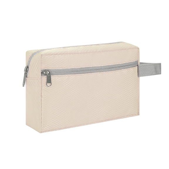 Large Capacity Waterproof Toiletry Bag, Portable Travel Makeup Organizer for Bathroom and Gym, Durable Fabric Storage Bag