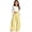 Yellow, variant on Grblisyd Girls Sweatpants Barrel Pants Baggy Wide Leg Drawstring Open Bottom Casual Sweat Pants with Pockets