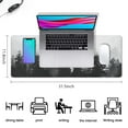 thumbnail image 5 of Comfort and Precision - Forest Theme XXL Mouse Pad, Extended Non-Slip Desk Mat with Stitched Edges - Perfect for Gaming and Office Workstations (31.5 x 11.8inches), 5 of 7