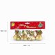 thumbnail image 2 of Adornos de campanas para árbol de Navidad | Campanas de plástico electrochapadas rojas y verdes de 4,5 cm con la frase "Feliz Navidad" | Colgantes decorativos para árboles, coronas, guirnaldas y, 2 of 2