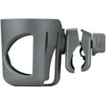 thumbnail image 3 of New Cup Holder Compatible with UPPAbaby Cup Holder (for Vista, Cruz and Minu). A Solid Super Secure Fit. 360 Degrees Rotatable. Anti-Shake Spill Resistant. (Gray), 3 of 10