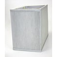 thumbnail image 4 of Rectangular Drum Lampshade (8x14) (8x14) x 10 Softback Bavarian Gray Fabric, 4 of 4