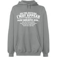 thumbnail image 2 of OXI Hoodie Sweatshirt - On The Outside I May Appear, Basic Casual Hoodie for Men's and Women Fleece Hoodie Long Sleeve - Sport Grey X-Large, 2 of 3
