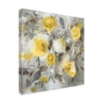 thumbnail image 2 of Danhui Nai 'Floral Uplift Yellow Gray' Canvas Art, 2 of 4