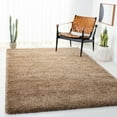 thumbnail image 3 of SAFAVIEH Milan Harlow Solid Plush Shag Area Rug, Dark Beige, 4' x 6', 3 of 13