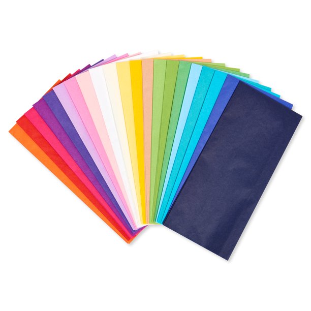 American Greetings Multicolored Tissue Paper, 170 Sheets