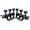 Black 3L3R, variant on CEORPER 6Pcs Guitar Locking Tuners (3L+3R Handed) 1:18 Ratio Lock String Tuning for Key