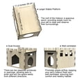 thumbnail image 4 of Rabbit House HIIMALEX, grande y resistente, con balcón para conejos de interior, 4 of 9