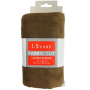 Shason Textile 60" x 1.5 Yards Ultra Suede Precut Fabric, Capuccino