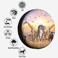 thumbnail image 6 of Kll Wildlife Protection Tire Cover,Universal Wheel Tire Cover For Trailer, Rv, Suv, Truck,Camper And Many Vehicle,(14 Inch), 6 of 7