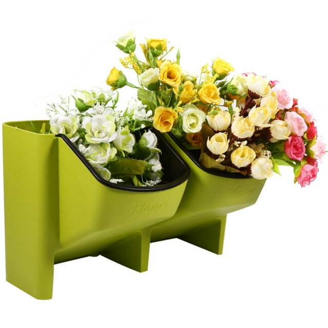 Coofit Jardinière Murale Détachable Pot de Fleurs pour Intérieur Extérieur