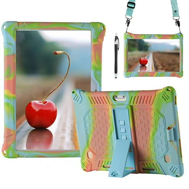 Under 30$ Oimcto Tablet Protective Case with Stand D,Case For10 Silicone with Stand Friendly Proof Protective Case for 10/ 10.1 Inch Android Tablet,Include:One Silicone Case,One Capacitive Stylus