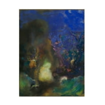 Odilon Redon 'Roger And Angelica' Canvas Art
