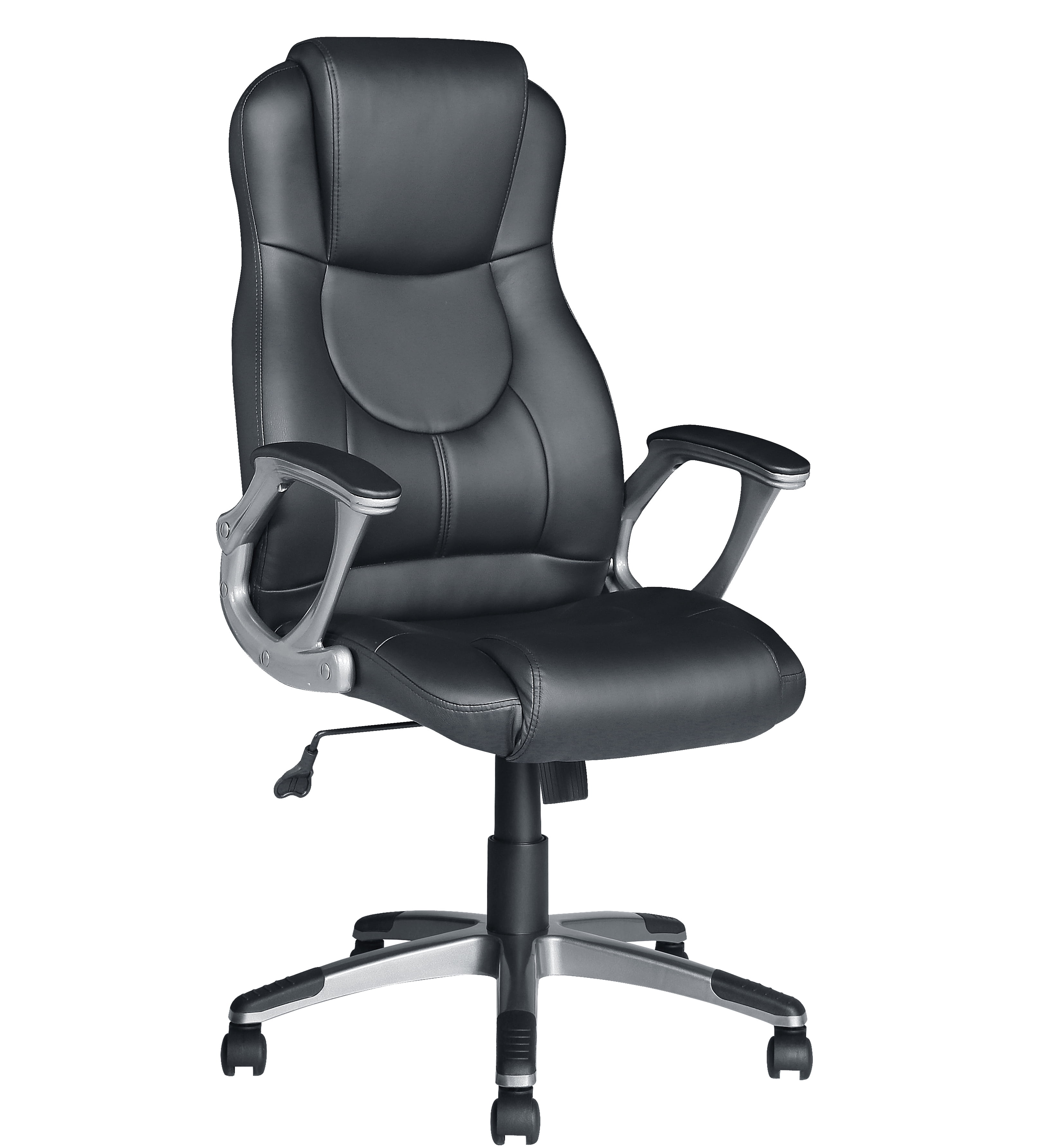 JJS High Back Swivel Executive Office Chair, Ergonomic Adjustable Home