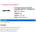 thumbnail image 2 of Front Upper Control Arm Shaft Kit - Compatible with 1975 - 1978 GMC G35 1976 1977, 2 of 2