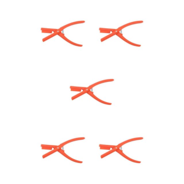 mmirethe Efficient Crayfish Seafood Tool With Precise Pressure Fit Garlic Flavored Shelling Pliers Kitchen orange 5Set