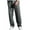 Dark Gray, variant on Mens Wide Leg Sweatpants Casual Elatic Waist Drawstring Baggy Jogger Pants with Pockets Loose Fit Lightweight Athletic Lounge Trouse