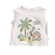 thumbnail image 1 of Primavera en Verano Niños Impresos sin Mangas Cuello Redondo Camiseta, Lindo Top de Verano para Chicos Niñas Casual Diario, 1 of 5
