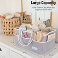thumbnail image 5 of Lily Miles Organizador De Pañales Para Bebé - Cesta De Baby Shower Para Niños O Niñas Recién Nacidos - Artículos Imprescindibles Para La Guardería Para La Nueva Mamá - Favoritos Del Registro Del Bebé, 5 of 5