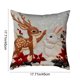 thumbnail image 3 of Fundas de Almohada Navideñas Festivas de 45 X 45 Cm | Tela Suave con Cremallera Oculta | Decoración para El Hogar | Algodón | 1 Funda de Almohada | 45 X 45 Cm, 3 of 7