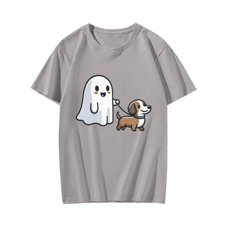 

offset Printing Halloween Costumes Women S Solid Color Short Sleeve T-Shirt Halloween Costumes Gift for Women for Halloweeen Decorations Atmosphere Party