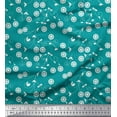 thumbnail image 1 of Soimoi Cotton Poplin Fabric Swirl,Leaves & Floral Artistic Decor Fabric Printed Yard 56 Inch Wide, 1 of 1