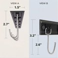 thumbnail image 3 of Utensilios Cociat, 2 unidades con 8 ganchos, soportes de cocina de 44,5 cm, 3 of 7