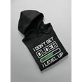 thumbnail image 3 of Smartprints Mens Graphic Hoodie Black - I Don't Get Older Cotton Blend Classic Fit, 3 of 4