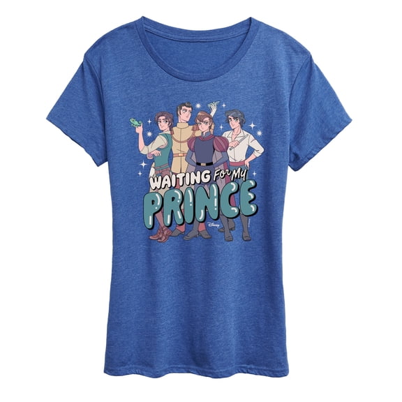 Disney - Waiting For My Prince Women's Short Sleeve Graphic T-Shirt