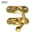 thumbnail image 1 of 25 Pcs Antique Latch Hook Buckle Right Angle Lock Vintage Cupboard Latch Buckle, 1 of 9