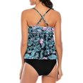 thumbnail image 4 of QUETO American Trends Womens Swimsuits High Waisted Bathing Suits Tummy Control Two Piece Swimwear Plus Size, 4 of 4