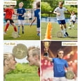 thumbnail image 5 of Barocity Size 4 Soccer Ball - Classic Gold Soccer Sports Ball, 5 of 7