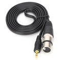 thumbnail image 4 of Cable de micrófono, Cable de micrófono Cable macho Maleto XLR hembra de 3,5 mm Cable XLR Diseño exquisito, 4 of 8