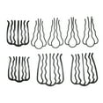 thumbnail image 3 of Vintage Style Hairpins, 8 Pack Black Metal U,Shaped Combs For Updos  Classic Looks, 3 of 6