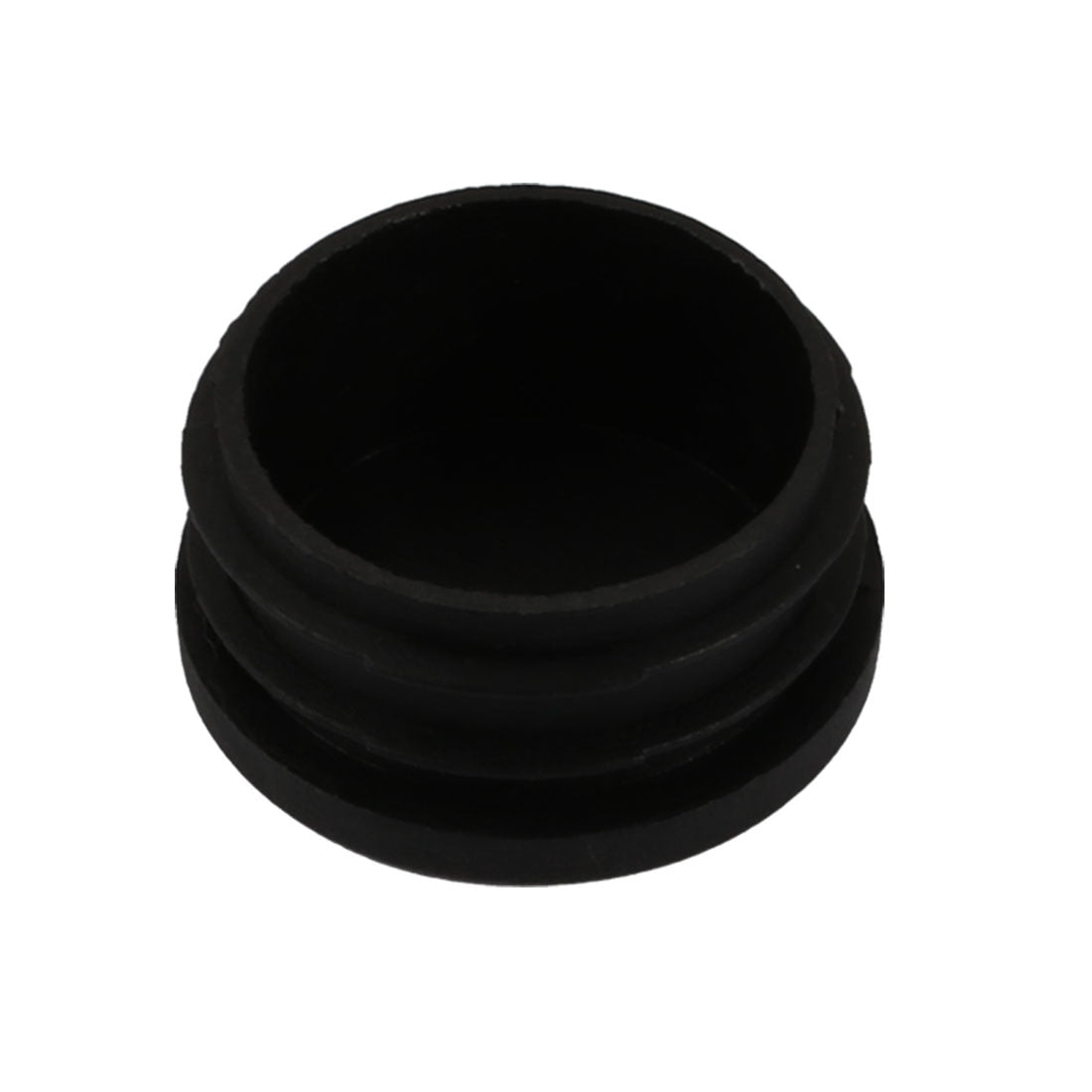 40mm Diameter Tube Insert Chair Leg Cap Round Black Plastic Tubing Plug