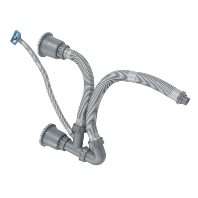 Washbasin Double Hose Drain Kit, Universal Drain Kit Stainless Steel Multiple Deodorants For Washbasin