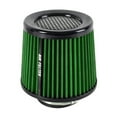 thumbnail image 1 of Filtro de Aire para Automóvil de 76 Mm, Filtro de Aire de Alto Flujo, Filtro Tipo de 3 Pulgadas, Color Verde, 1 of 5