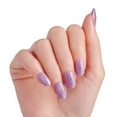 thumbnail image 2 of Kiss Gel Fantasy Magnetic Press On Nails, 'Velvet Spark', Purple, Short Oval, 28 Count, 2 of 10