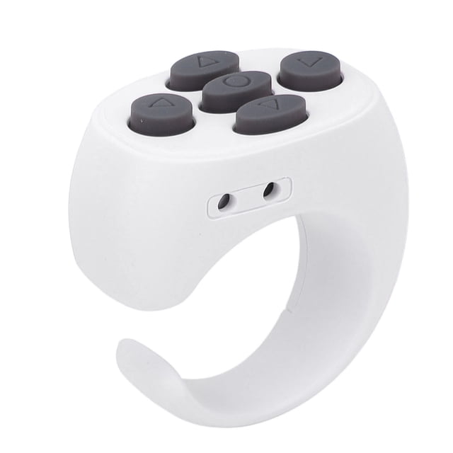 Remote Control for TikTok, Remote Control Page Turner with Charging Case, Bluetooth5.3 Page Turner, Support APP, Video, Reading, Selfie