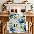 thumbnail image 2 of Table Runner 36 Inches Long for Kitchen Dining, Blue Green Spring Floral Dresser Scarf Farmhouse, Dining Table Decorations for Wedding/Parties, Weeping Botanical Summer 13 x 36 In, 2 of 8