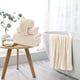 thumbnail image 2 of Juego de 3 toallas de baño extragrandes, gorro de ducha, sábanas extragrandes, toallas de baño súper suaves y absorbentes, toallas de microfibra para ducha seca, para hotel, baño y gimnasio., 2 of 4