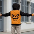 thumbnail image 5 of Psesaysky Boys Graphic Zip Up Hoodies Sweatshirt with Pockets Kids Hooded Coat Casual Outerwear Halloween Pumpkin Print 6-7 Years, 5 of 7
