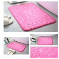 thumbnail image 5 of Tuvgenk Quick Dry Bathroom Rugs Non Slip Absorbent Bath Mat Hot Pink Rectangle Small 1'X2' Shower Mat, 5 of 5
