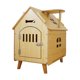 thumbnail image 1 of Casa de madera para mascotas con techo extraíble, refugio de madera fácil de montar, nido de , casa para perros y gatos, cama para gatos, 75cmx55cmx75cm, 1 of 8