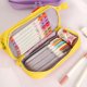 thumbnail image 5 of Organizador de bolsa de papelería de gran capacidad • Bolsa de maquillaje multicapa • Almacenamiento portátil con cremallera para suministros de oficina, viajes y cosméticos, 5 of 6