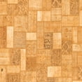thumbnail image 1 of Ahgly Company Indoor Square Patchwork Orange Transitional Area Rugs, 6' Square, 1 of 4