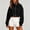 Black collared corduroy jacket women a1, variant on thefmos Women's Collared Zip Up Cropped Corduroy Jacket with Chest Pocket Solid Color Casual Coat Trendy Fall Winter Clothes, Pink M